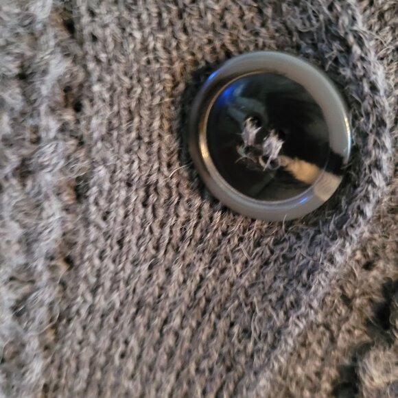 Emerson Fry Cozy Cable Cardigan - Alpaca - Charcoal - Picture 11 of 15